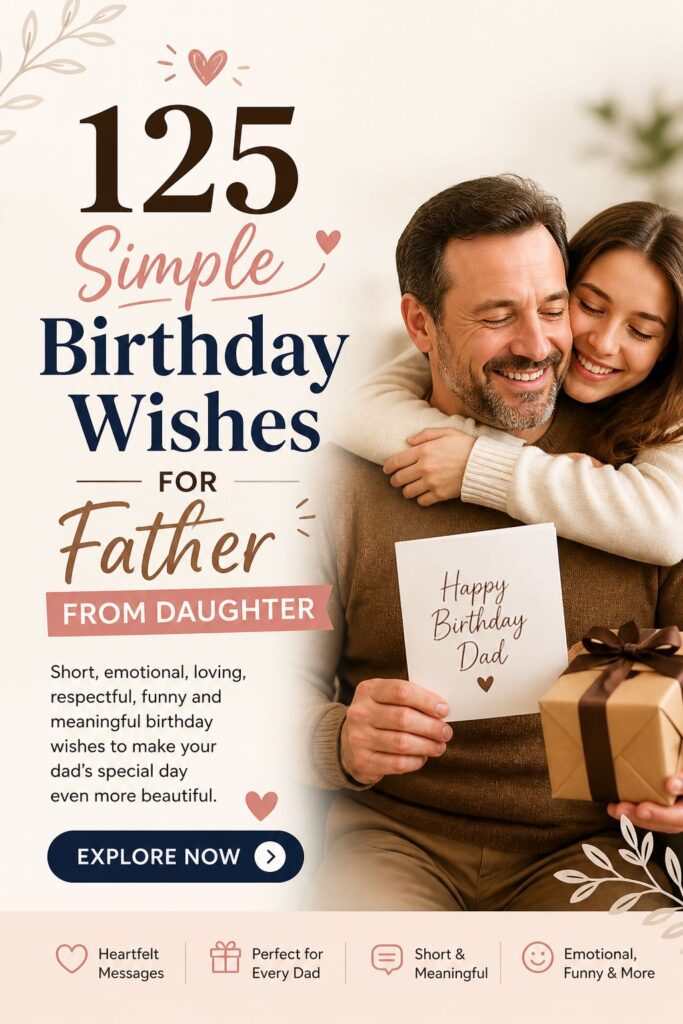 Birthday Wishes for Father from Daughter - Happy Birthday, Dad.  You have consistenly been my strongest ally,  my mentor.