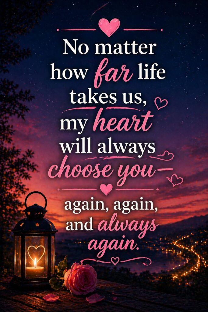 Long emotional love messages for her expressing deep missing feelings in long distance relationship.