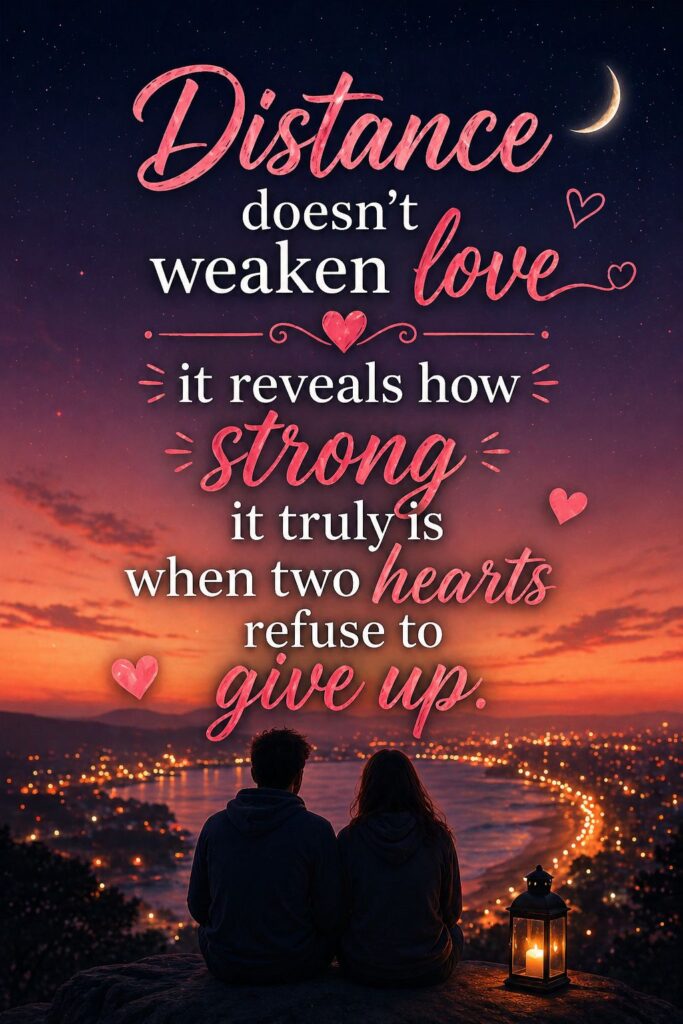 Long emotional love messages for her showing deep commitment and unconditional love in long distance relationship. 