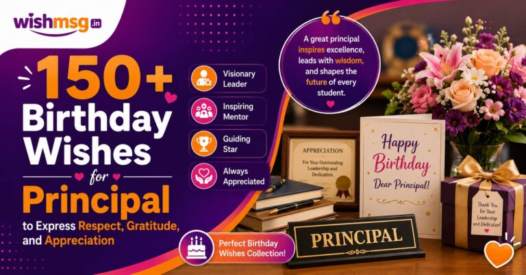 150+ Birthday Wishes for Principal to Express Respect, Gratitude, and Appreciation