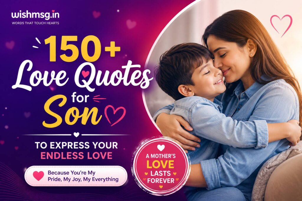 150+ Love Quotes for Son to Express Your Endless Love