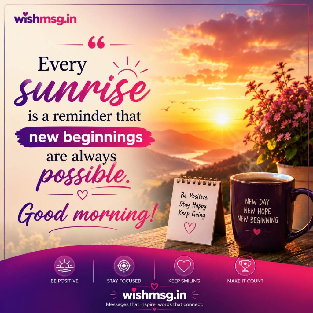 Beautiful Good Morning Messages - wishmsg