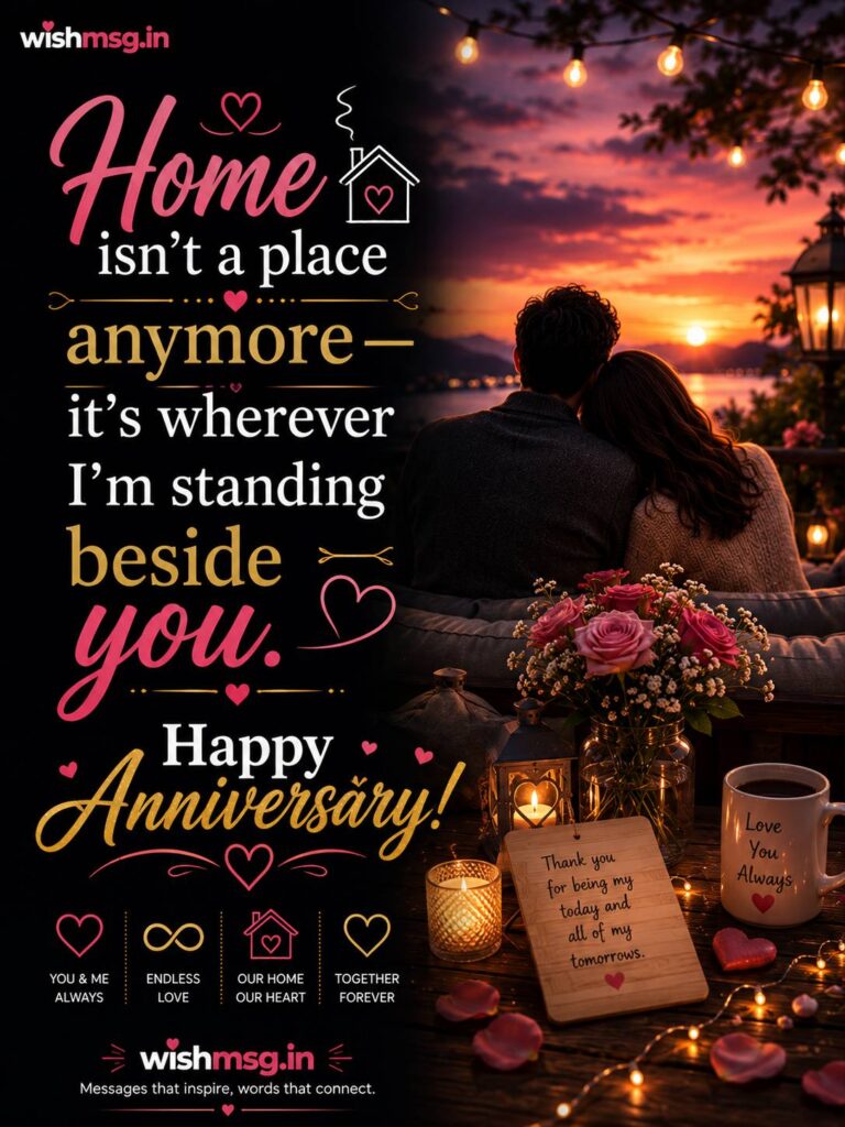 Heart Touching Anniversary Wishes for Husband