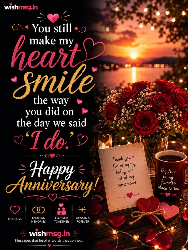 Short Anniversary Wishes for Husband
