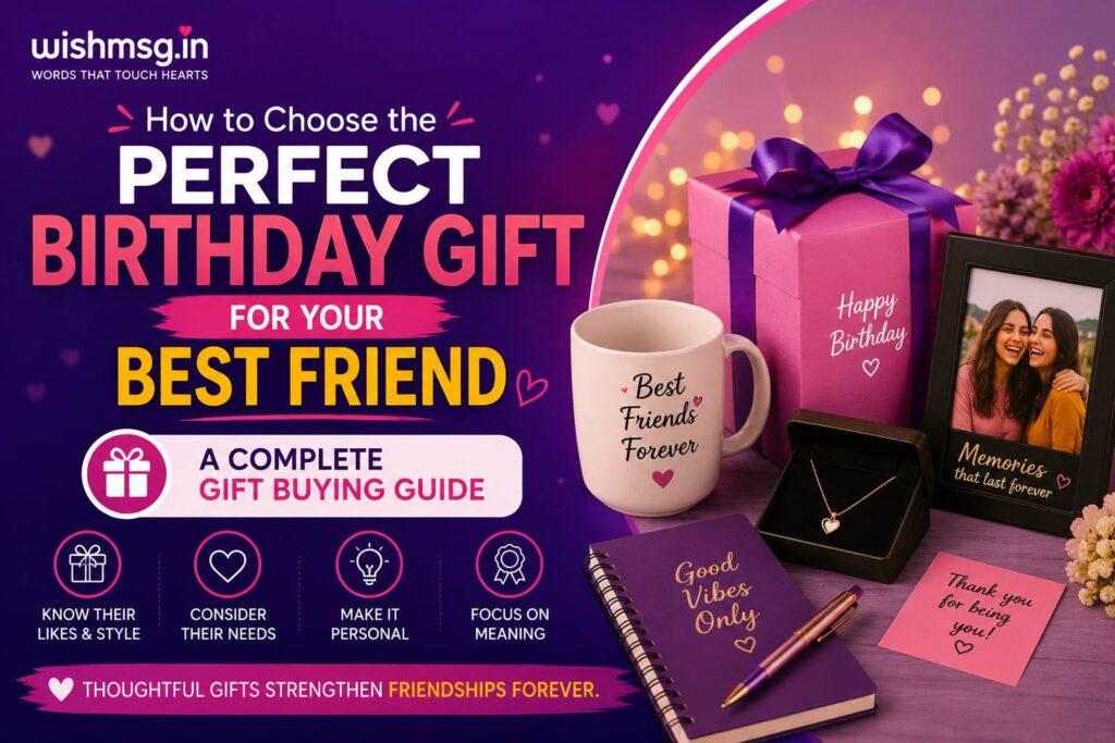 How to Choose the Perfect Birthday Gift for Your Best Friend A Complete Gift Buying Guide