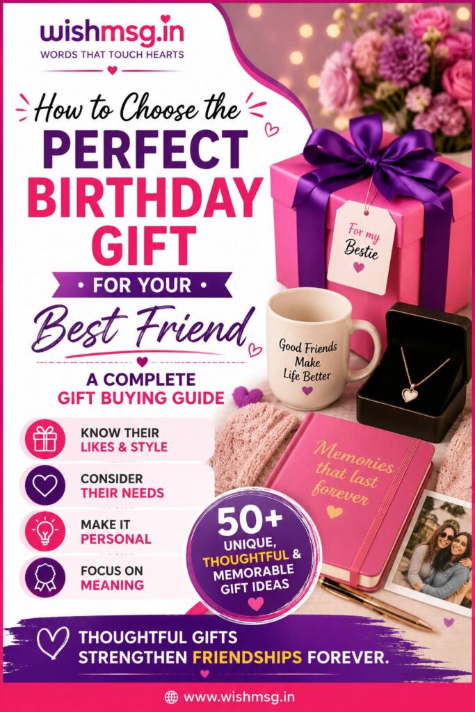How to Choose the Perfect Birthday Gift for Your Best Friend A Complete Gift Buying Guide